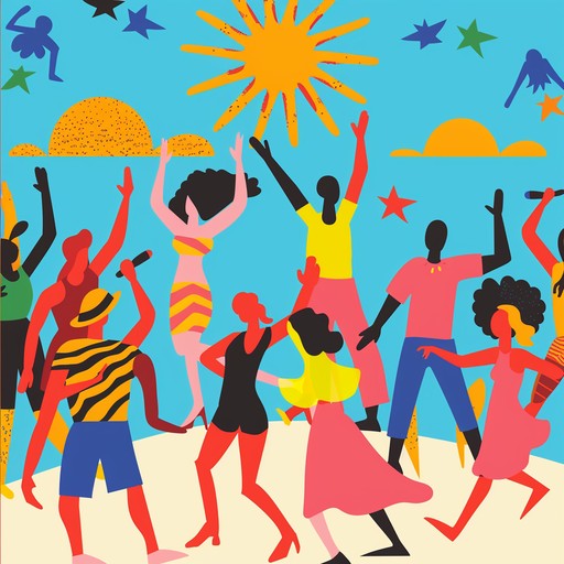 A lively and upbeat track, perfect for summer celebrations, combining infectious basslines, rhythmic guitar riffs, and dynamic percussion, creating a feel good atmosphere that inspires dancing and joyous moments under the sun