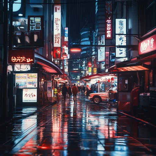 A bold instrumental j pop composition that captures the energy of tokyo's neon lit streets at night, featuring vibrant synth melodies layered over driving electronic beats, evoking the exhilaration of a bustling metropolis after dark.