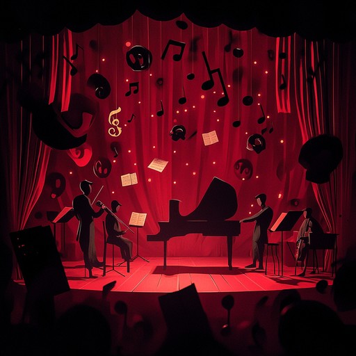 An upbeat instrumental blending the mysterious allure of dark cabaret with spirited, playful rhythms. Featuring vibrant melodies and theatrical flair, the song transports listeners to an eccentric nighttime carnival filled with wonder and intrigue.