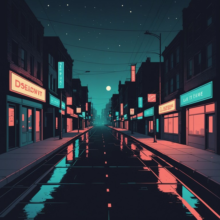 In the depths of the city's underbelly, a gritty soundtrack plays, echoing the pulse of urban life. Each note reverberates with the sound of pulsating bass and crisp electronic beats, capturing the essence of midnight streets lined with neon signs and shadowy figures. This track embodies the harsh reality of urban existence with its raw energy and relentless rhythm