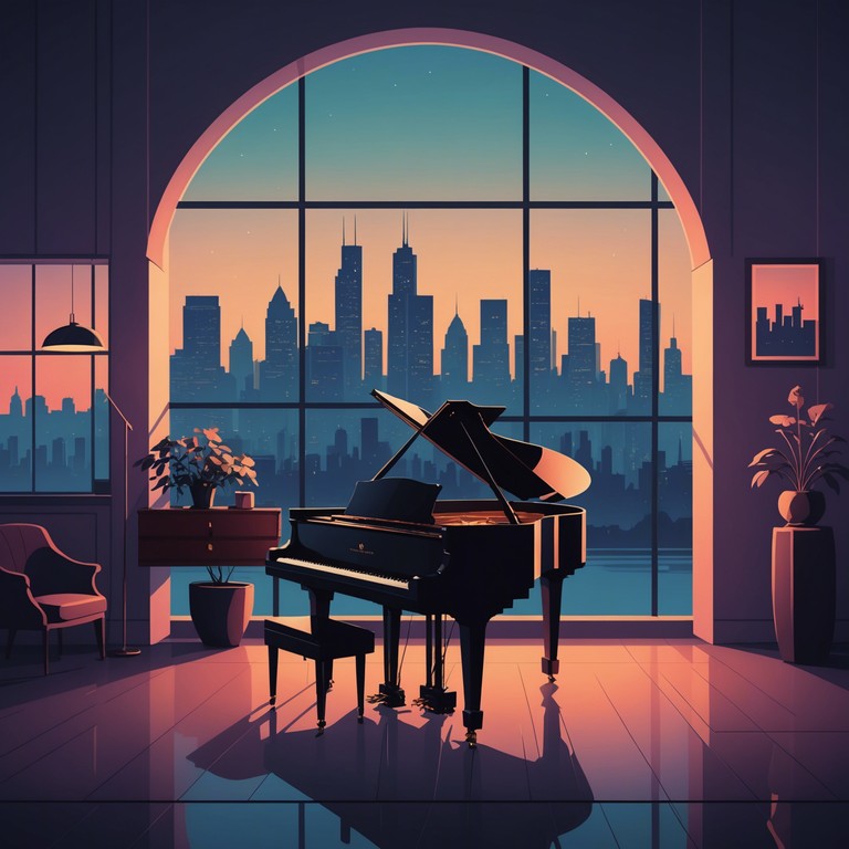 As dusk settles, the grand piano begins a soft dialogue with the tranquil night, crafting a soundscape filled with lush harmonies and calming rhythms that promote relaxation and inner peace. Perfect for unwinding after a long day.