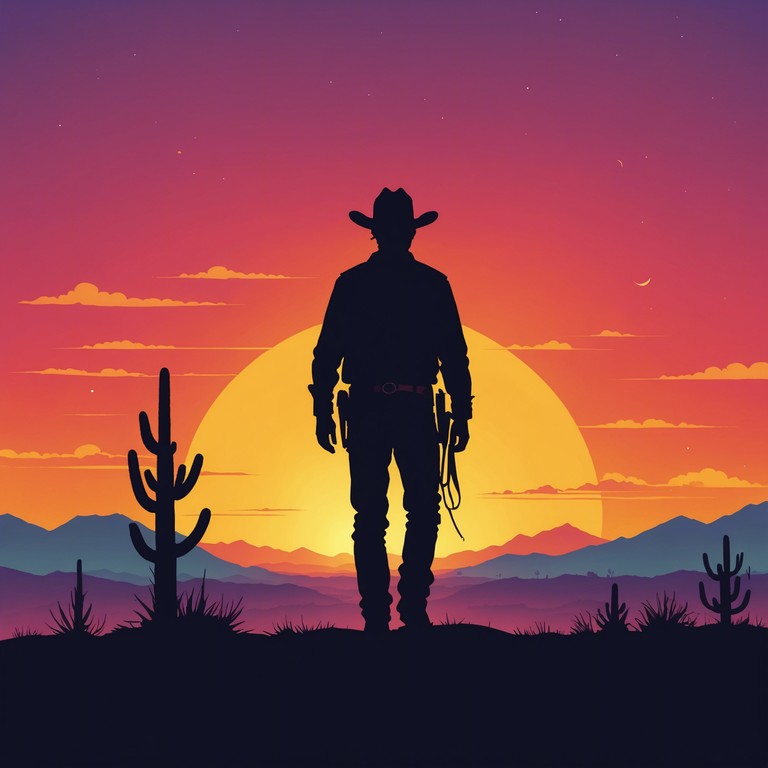 A soul stirring instrumental track inspired by the expanse of the wild western landscape, featuring a passionate melody that conjures images of sunsets over the desert and the untamed spirit of the frontier. This piece uses the emotive strength of acoustic guitar to bring the sense of adventure and nostalgia together, perfectly encapsulating the essence of the west.