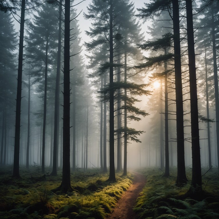 Expanding upon the concept of forest enchantment, this alternative description envisions a deeper exploration into the woods, uncovering the spiritual and ethereal presence that thrives beneath the canopy. Every note on the harp invites listeners into a more profound connection with nature.