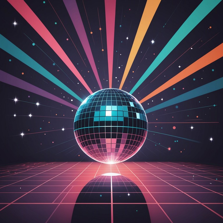 This track encapsulates the essence of a funky 70s party scene with vibrant bass guitar riffs, paired with a catchy synth melody that evokes the feel of bell bottoms and disco balls. The music flows with a rhythmic intensity that keeps the listener dancing through the night.