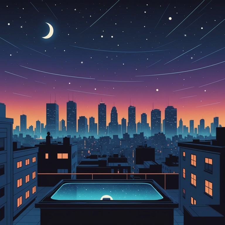 Venture into a calmer dimension within the hectic life of a futuristic urban environment through gentle and introspective synthesizer tones, offering a peaceful retreat from the digital buzz.