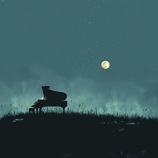 A gentle piano piece flowing with the calmness of night, reflecting elegance and serenity found under a moonlit sky. The melody softly envelops listeners in a embrace of soothing harmonies, reminiscent of classical eras, perfect for unwinding and introspection.