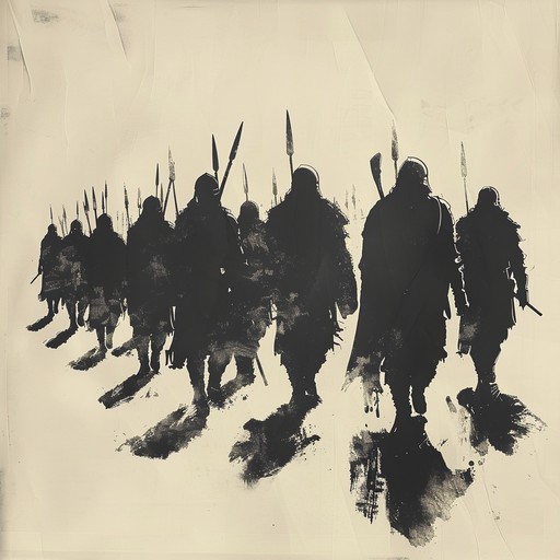 This composition evokes the powerful and mythical atmosphere of legendary warriors preparing for battle. The stirring rhythm mimics the march of thousands of feet, while the soaring guitar solos convey both the heroism and the tragedy of war. Ideal for an epic storytelling experience that combines intensity with moments of poignant reflection.