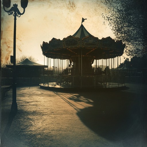 Imagine an abandoned carnival where shadows dance ominously across the deserted carousel. This polka rhythm, dominated by the playful yet sinister accordion, creates an unsettling atmosphere that keeps listeners on edge, blending traditional merriment with a dark, apprehensive twist.