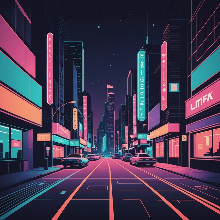 In this track, imagine cruising through a desolate cityscape under neon lights, where suspense and menace thicken the air. Distorted synths pulse against a backdrop of heavy, rolling basslines, evoking a sense of danger and mystery just beneath the surface. This song reflects the tension of unknowable threats lurking in the shadows of an urban jungle at night.