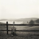 a somber bluegrass tune reflecting on loneliness in nature