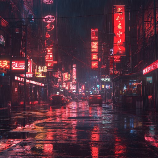 A smoky blend of slow, swinging jazz house rhythms, ambient textures, and moody saxophone solos that evoke the feeling of wandering through a city at midnight in the rain. This piece creates a captivating, introspective atmosphere perfect for late night contemplation.