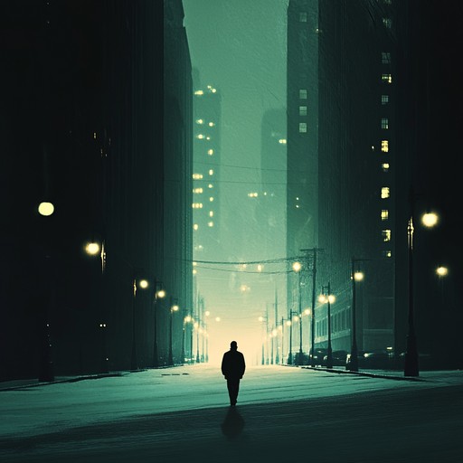 An instrumental hip hop track that combines mellow beats with haunting saxophone melodies, capturing the feeling of wandering alone through empty city streets at night. The fusion of modern rhythms with classic jazz elements creates a contemplative atmosphere.