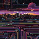 colorful synth journey