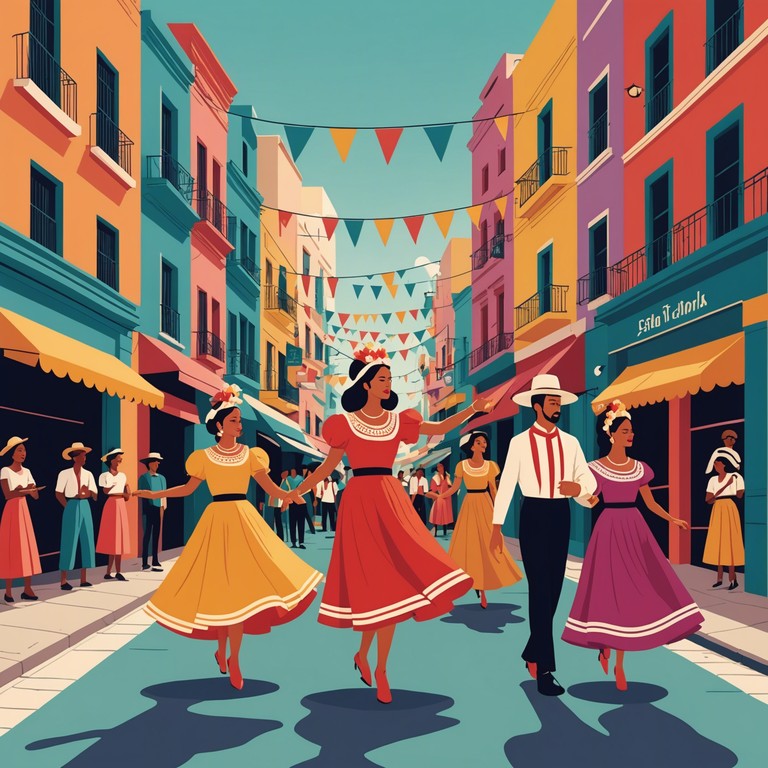 Immersing listeners in the vibrant energy of a latin american plaza, this song blends traditional instruments with a modern epic feel, capturing the spirit of celebration and cultural richness.
