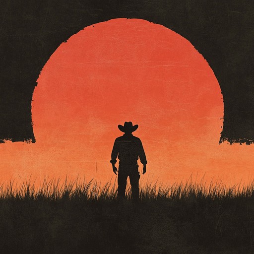 An instrumental piece capturing the essence of the old west, featuring gentle melodies that evoke feelings of longing and reflection as the sun sets over the horizon.