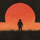 instrumental western song evoking nostalgia and vast open landscapes