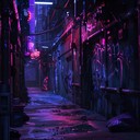 futuristic beats capturing anime city's life