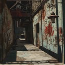 gritty retro soundscape inspired by urban decay scenes