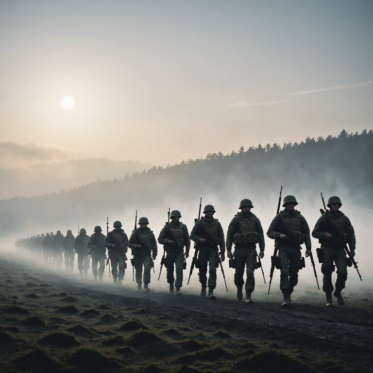 The song portrays an army on the move in the early hours, illustrating their determination and the inspirational power of starting anew under the first light of day. It’s both a call to arms and a hymnal of reassurance to the troops.