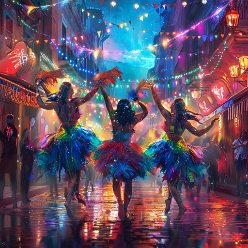 Combining rhythmic vibes for an energetic and festive dance party, this track blends contemporary uk garage and traditional carnival music to create a pulsating and joyous atmosphere.