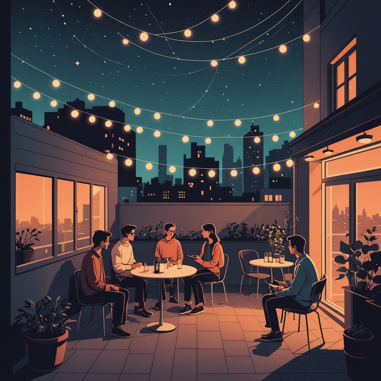 Dance beneath stars delivers an unstoppable rhythmic energy, ideal for gatherings that last until the early hours. The track blends deep latin percussion with spontaneous jazz saxophone crescendos, creating an atmosphere of sheer joy and celebration.