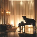 refined piano melodies ignite tranquil, passionate evening vibes