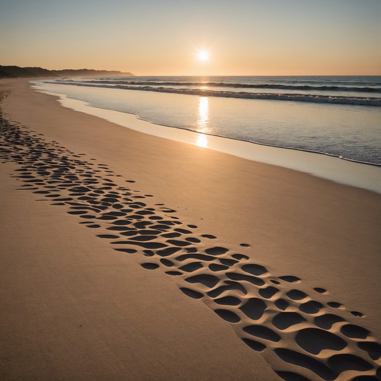 Imagine walking along the shore at dawn, the melody of this rumba composition matching the rhythmic whisper of the ocean waves, creating a tranquil start to the day.