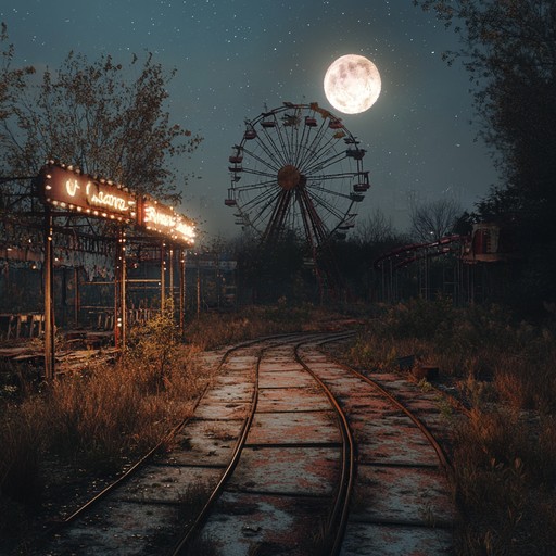 A chilling track that evokes the image of an abandoned, moonlit carnival, where spectral laughter and the distant creak of old rides fill the air. Haunting melodies from a music box create a sense of nostalgia twisted with dread