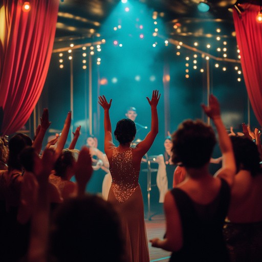 This lively cabaret track features an energetic rhythm, playful melodies, and a spirited tempo. It aims to transport listeners to a buzzing cabaret hall filled with laughter, applause, and the joy of a night out. The music weaves in elements of theatricality and exuberance, ensuring everyone feels uplifted.