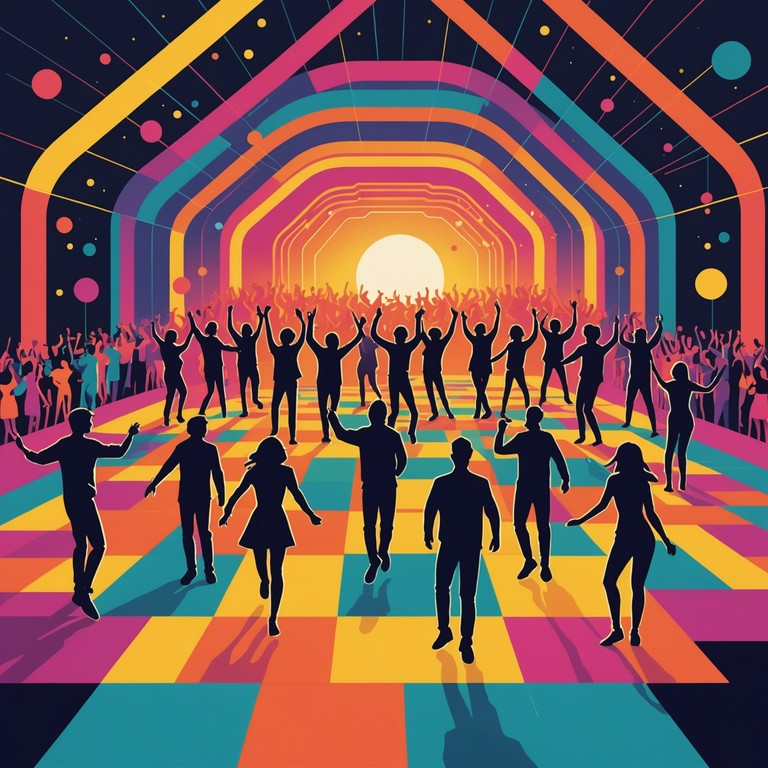 Imagine a track that captures the essence of a festival's energy, where every beat is a call to dance and every note builds up to moments of pure bliss. This variation focuses more on the unity and shared experience of music in lively environments, enhancing the collective joy of participants.