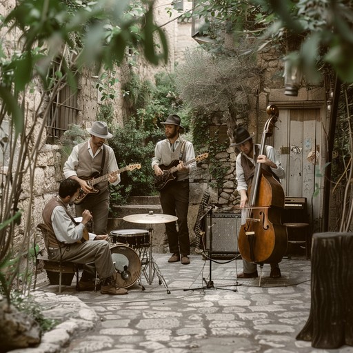 This instrumental piece captures the grandeur of klezmer music with sweeping melodies and ancient influences, transporting listeners to a world of deep tradition and emotion