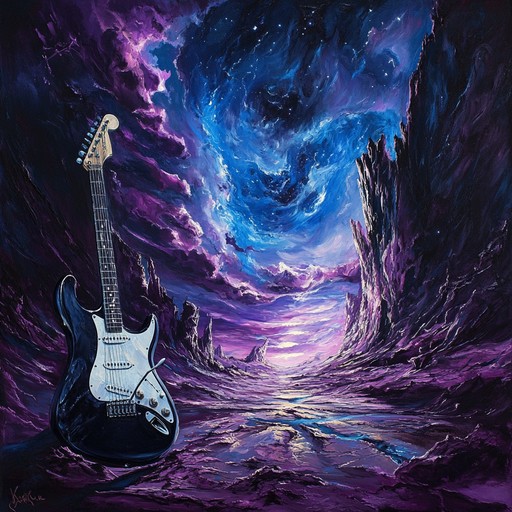 An immersive instrumental track that takes the listener on an interstellar spiritual voyage. Ethereal electric guitar licks, mesmerizing rhythms, and cosmic effects blend seamlessly to create a mystical and captivating auditory experience.