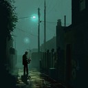 chill eerie swing with midnight ambiance and atmospheric beats