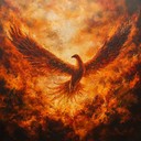 an exhilarating instrumental capturing a phoenix's rebirth through music