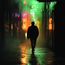 eerie trip hop song painting haunting urban night scenes