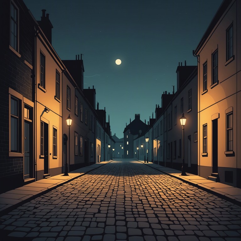 As the moon casts its soft glow on a quiet, antique street, the somber notes of an accordion fill the night, drawing listeners into a reflective journey through time and emotion. The track combines the haunting charm of cabaret with the deep, introspective mood of nostalgia.