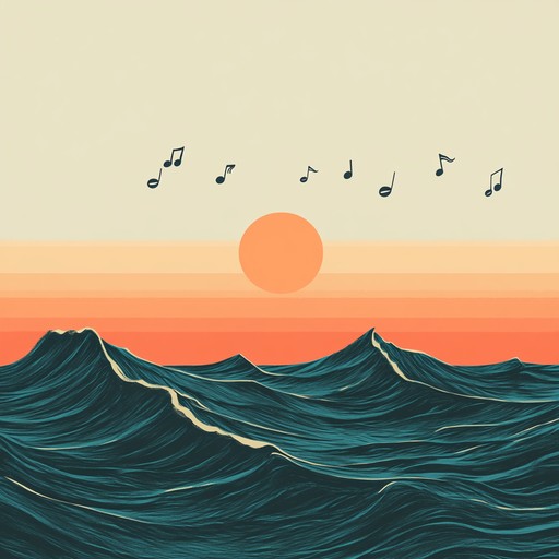 A soothing instrumental dance track that blends mellow electronic beats with ambient oceanic sounds, creating a relaxing atmosphere perfect for unwinding and gentle movement.