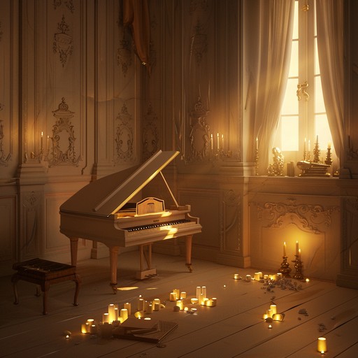 A tranquil baroque instrumental that soothes the mind and spirit, featuring delicate harpsichord melodies and gentle string harmonies. Perfect for unwinding and relaxation.