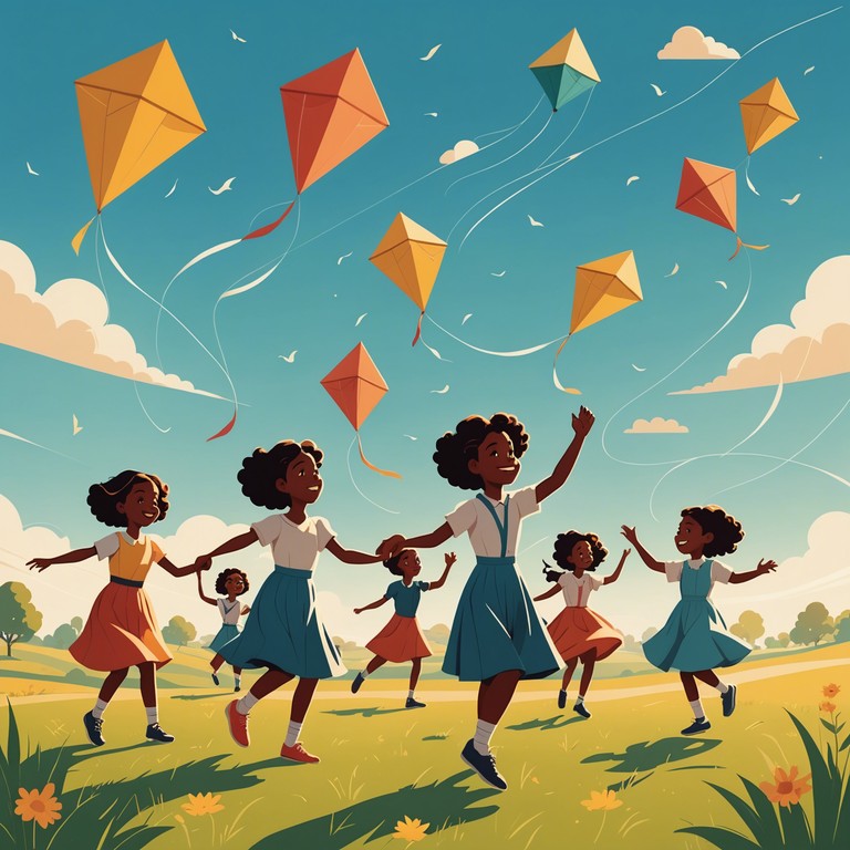 A delightful instrumental piece designed to evoke feelings of joy and enthusiasm among children, featuring playful melodies that mimic the carefree spirit of a sunny summer parade. The song strategically uses repetitive and simple harmonies to appeal to its young audience, making it an ideal accompaniment for children's activities or entertainment. The engaging rhythms and colorful instrumentation are sure to stimulate young minds and encourage interactive listening.