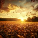 gentle waltz capturing autumn romance in fields