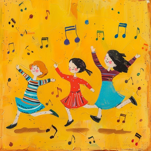 An enchanting instrumental that creates a magical atmosphere filled with cheerful melodies and rhythms, ideal for children's playful adventures.