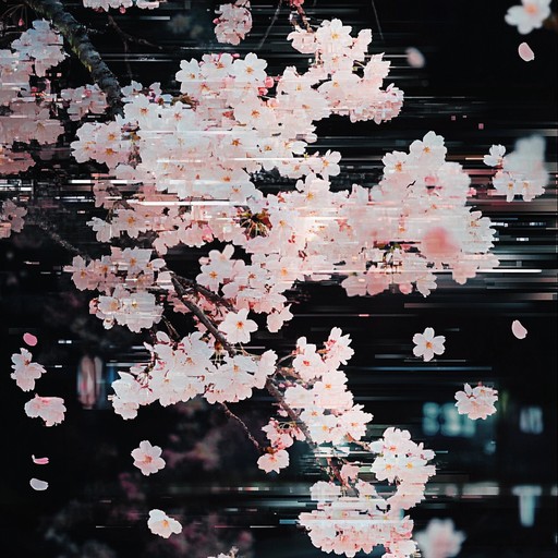 An instrumental lullaby that fuses the gentle melodies of the koto with subtle glitchy electronic textures, creating a soothing yet innovative soundscape reminiscent of cherry blossoms falling under a starry night