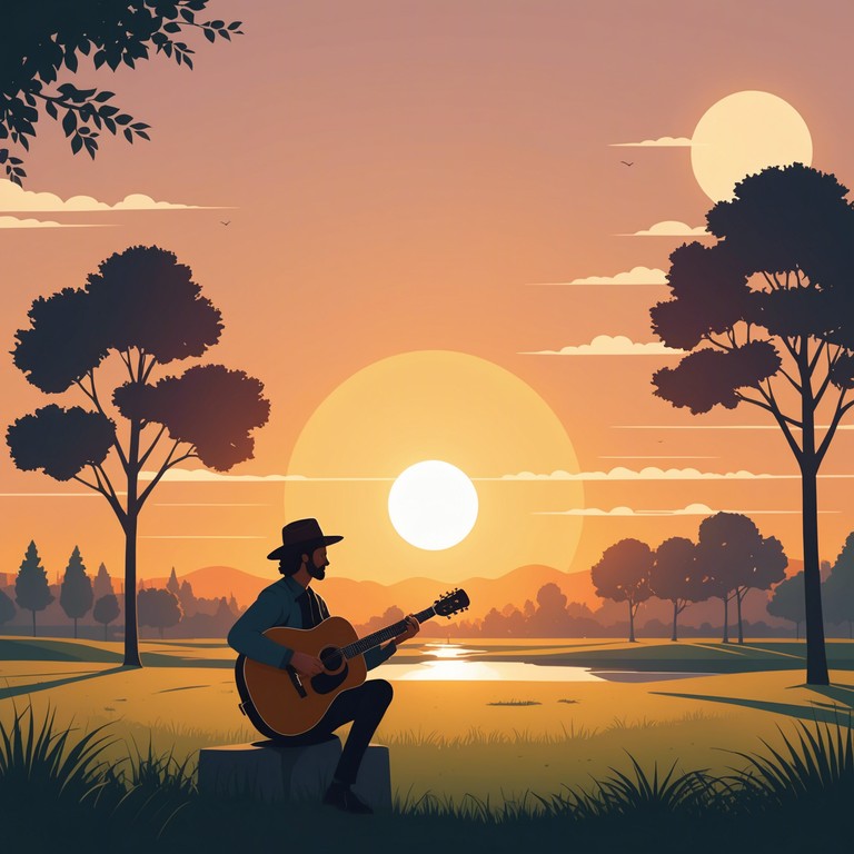 This track uses the simplistic beauty of an acoustic guitar to evoke feelings of a lazy, sunny afternoon spent outdoors, enveloping the listener in warmth and peacefulness.