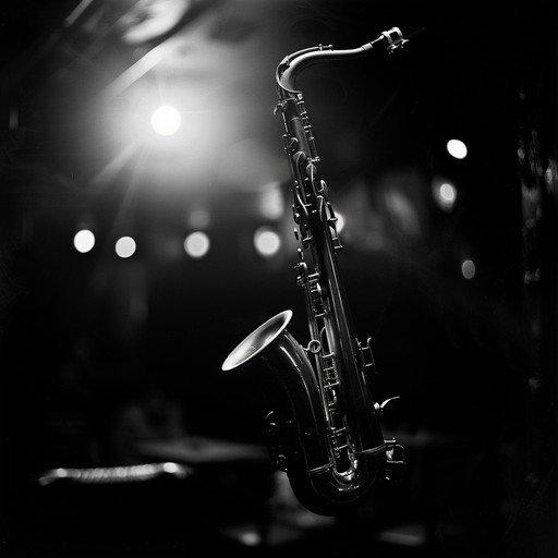 In this instrumental, experience the soul-stirring sound of a lone saxophone weaving through melancholy and nostalgia, evoking memories of a dimly lit jazz club. The intimate atmosphere is heightened by gentle brush strokes on a jazz drum set, barely disturbing the night air, creating a feeling of warmth amidst the soft clinking of glasses and whispered conversations.