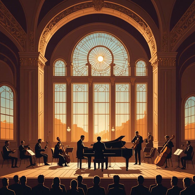 Imagine a musical piece where the grandeur of an orchestra meets the dynamic rhythms of today's soundscapes, designed to motivate and inspire listeners from all walks of life