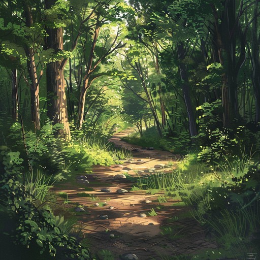 A soothing folk piece where the mandolin gently stomps through melodies, encapsulating the serene beauty of a forest. The song combines organic sounds and soft percussion to evoke the feeling of walking in a peaceful grove.