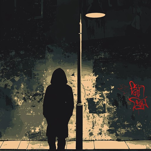 Explore the enigmatic side of the city with haunting hip hop beats. This composition pulses with mystery and urban flair, drawing listeners into a captivating soundscape