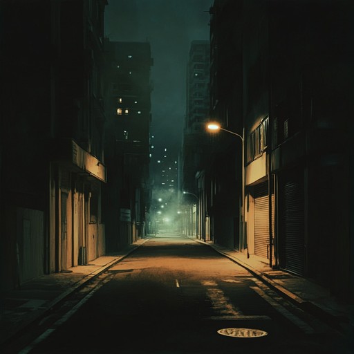 This instrumental blues piece carries an unsettling atmosphere, with haunting guitar melodies echoing through empty urban landscapes at night. The song blends traditional blues elements with eerie undertones, creating a feeling of unease and mystery.