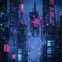 intriguing instrumental journey through cyberpunk city's neon lit shadows.