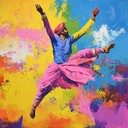 vibrant bangra rhythms ignite a dance of fiery passion